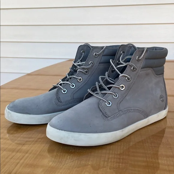 Timberland Leather Ankle Sneaker Boots Womens Size 8 - Picture 5 of 12